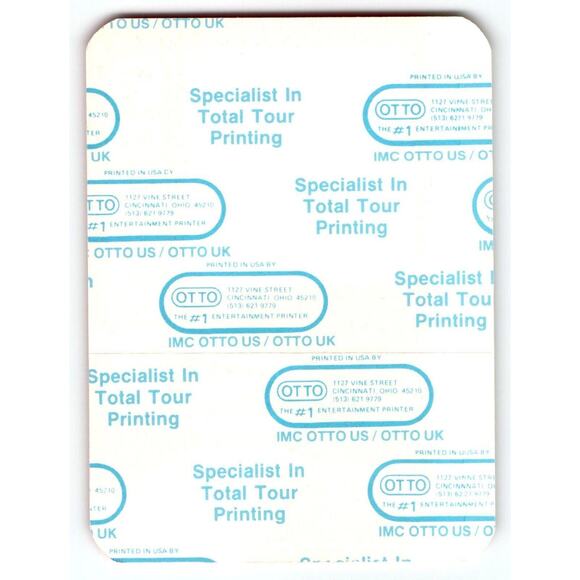 Genesis The Final Leg Tour Backstage Pass 1987 Pop Rock Music Vintage Original - Picture 2 of 2